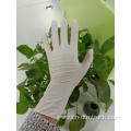 Comfortable disposable latex examination gloves